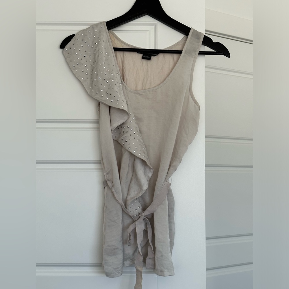 Armani Exchange Tie Wrap Top
